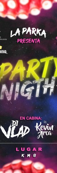 FLYER HISTORIA - PARTY NIGTH